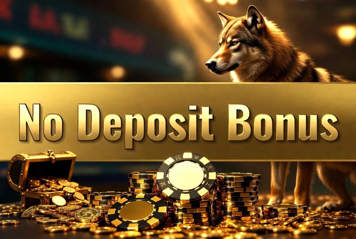 Wolf Winner Casino no deposit bonus of 20 free spins credited on sign-up